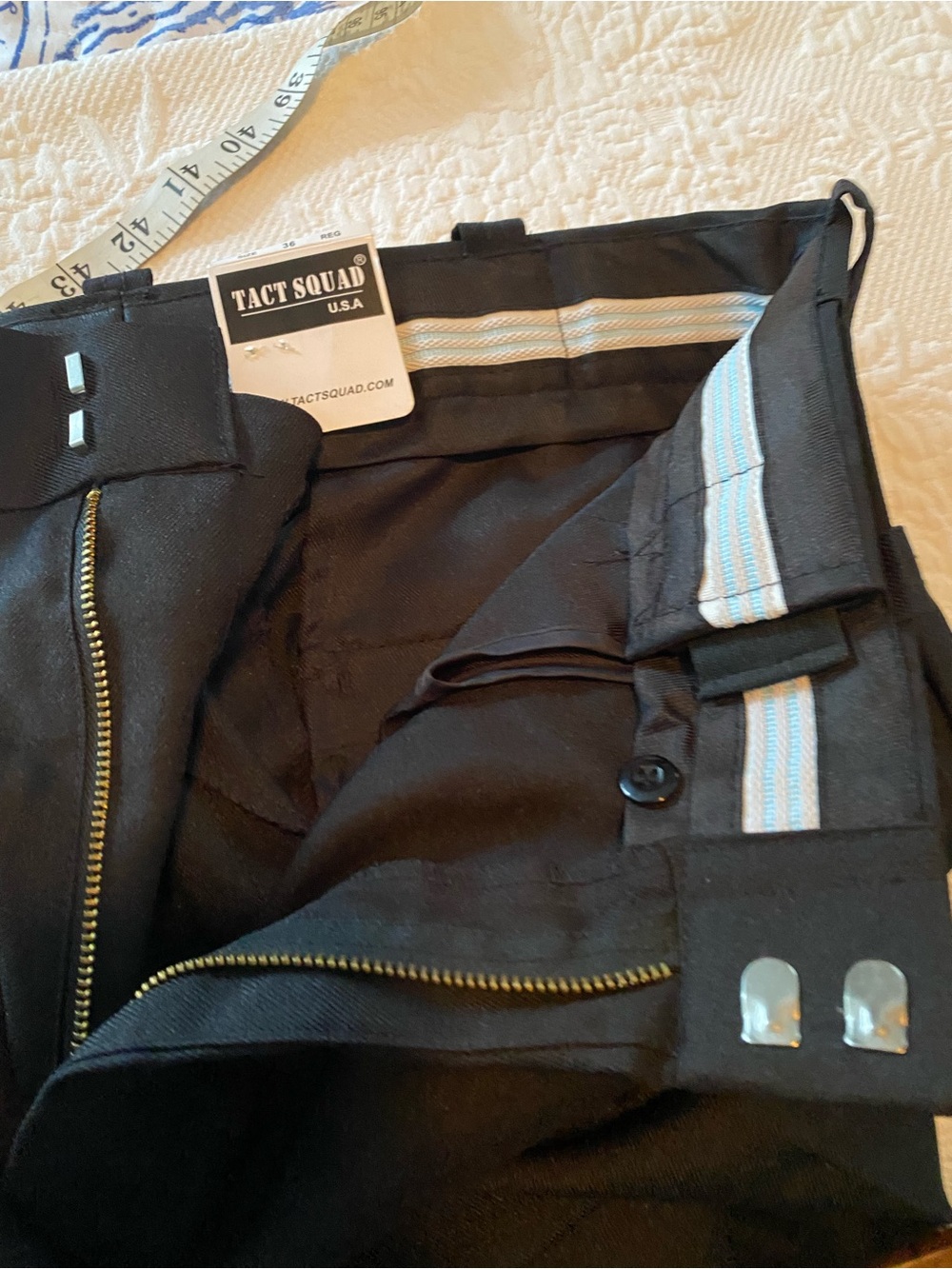 Tact Squad Black Pants Black uniform pants